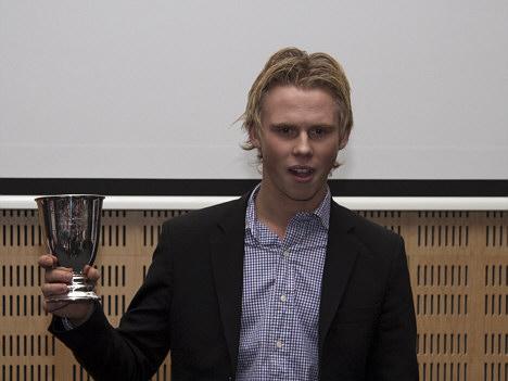 Andreas Fasberg blev tildelt Colding Pokalen 2009.